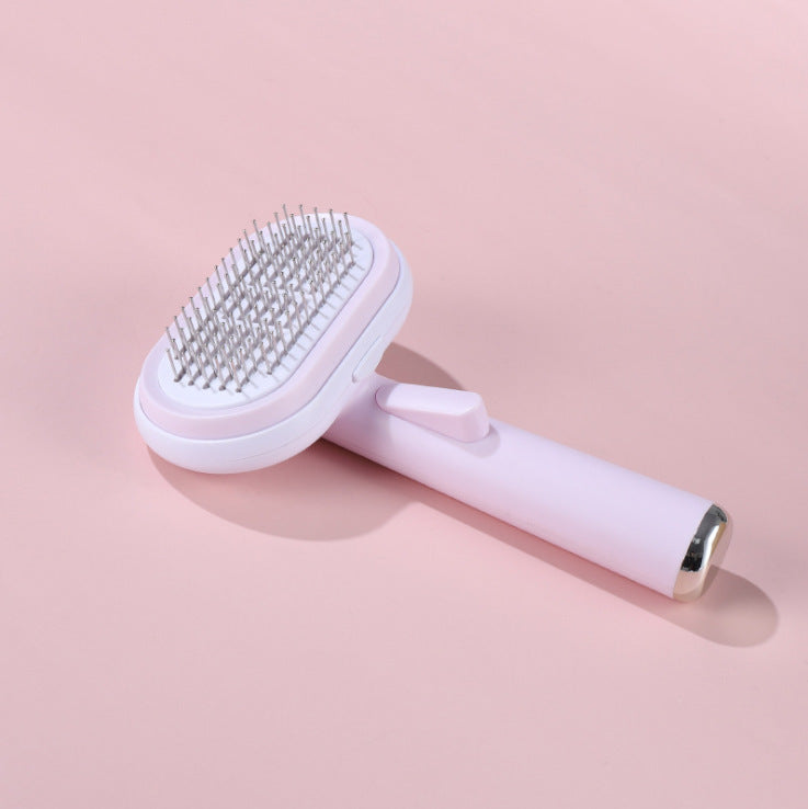 Self-Cleaning Pet Grooming Brush