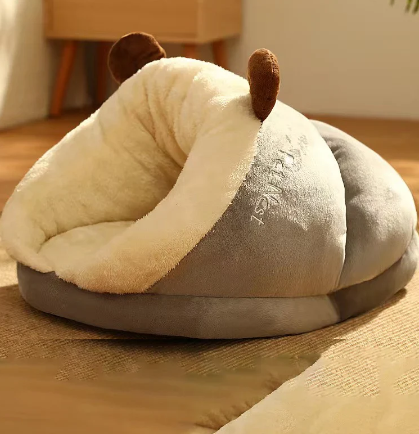 PetKind Cozy Ear Cave Bed