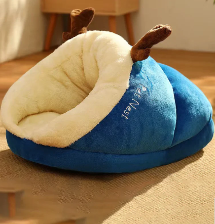 PetKind Cozy Ear Cave Bed